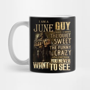 Death I Am A June Guy I Have 3 Sides The Quiet & Sweet Mug